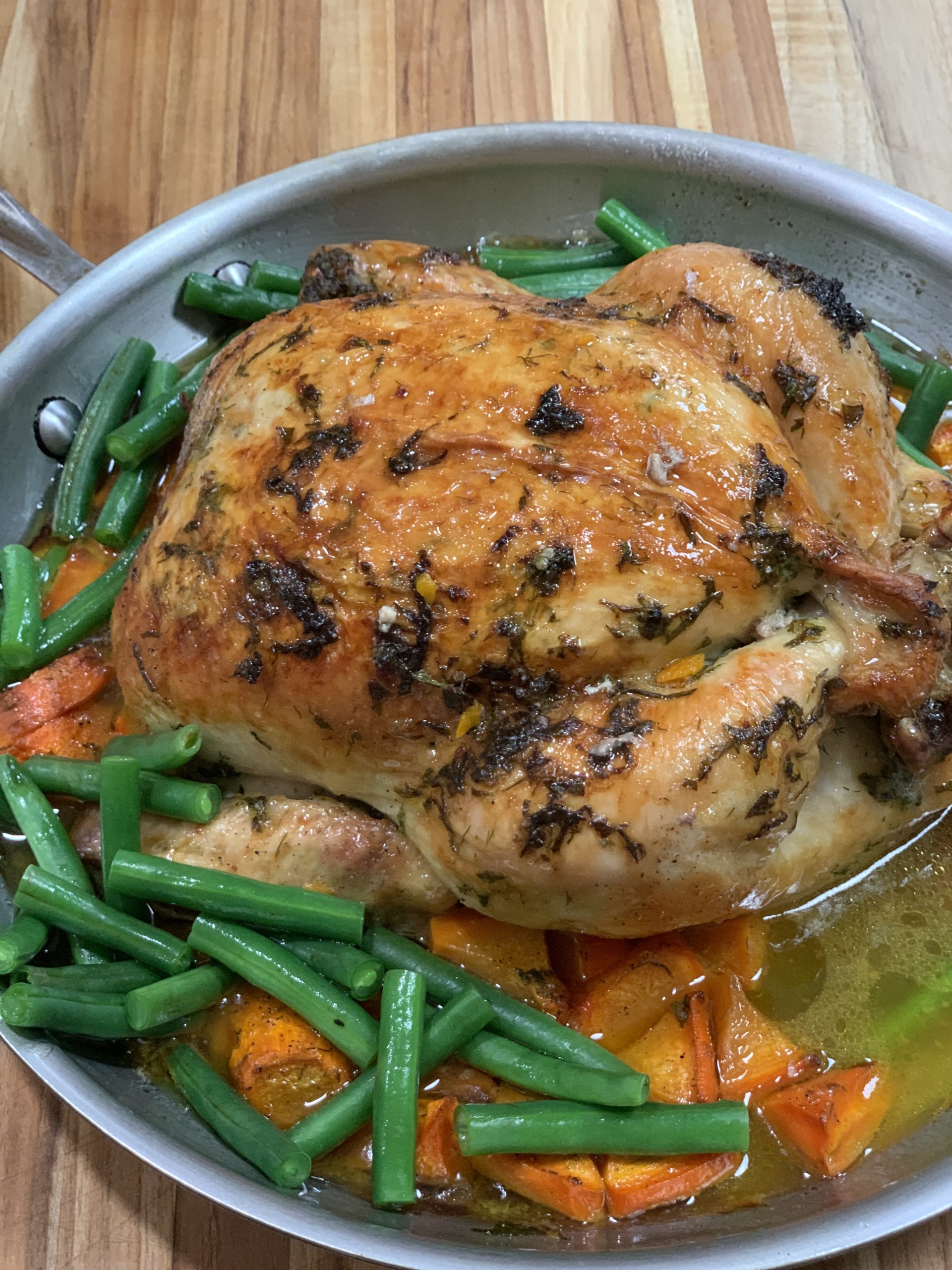Herb-roasted chicken