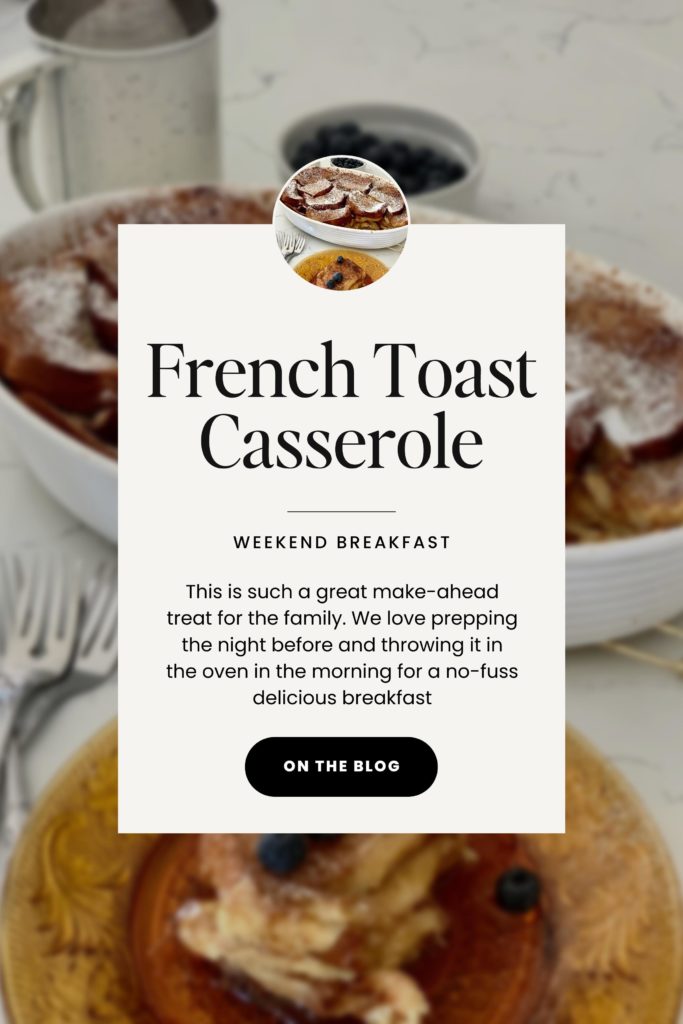 French toast casserole