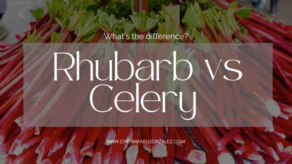 What is the Difference Between Rhubarb and Celery?