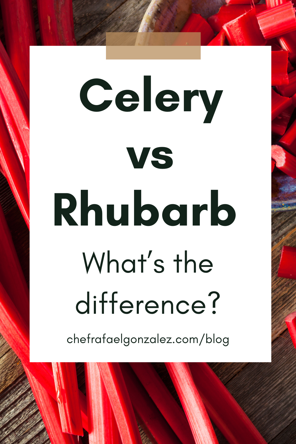 What is the Difference Between Rhubarb and Celery?